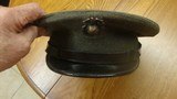 VINTAGE WW-II U S MARINE CORP DRESS HAT WITH MEDALION ATTACHED - 3 of 5