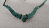 .925 STERLING SILVER AND TURQUOISE BEAUTIFUL LADIES NECKLACE - 3 of 9