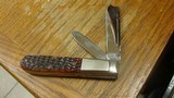VINTAGE XX USA 1960s ONE ARM MAN KNIFE - 9 of 11