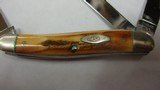 10 DOT CASE 3 BLADE GENUINE STAG HANDLES WHITTLER - 2 of 11