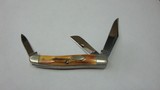 10 DOT CASE 3 BLADE GENUINE STAG HANDLES WHITTLER - 1 of 11