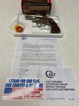 RARE 2 1/2 COLT PYTHON E NICKEL - 1 of 8