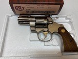 RARE 2 1/2 COLT PYTHON E NICKEL - 2 of 8