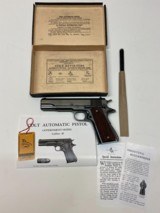 COLT NATIONAL MATCH AS NEW IN BOX COLT LETTER - 1 of 8