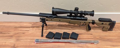Accuracy International AT folder- FDE - 4 mags, accessories, like new condition - Image 6 of 13