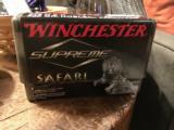 WINCHESTER- 375 H & H - Supreme Safari Ammo- New 20 Cartridges - 1 of 2