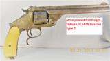 Mexican marked Belgium copy of S&W Model 3 Russian mfg. by H. Pieper, Liege - 3 of 15