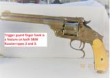 Mexican marked Belgium copy of S&W Model 3 Russian mfg. by H. Pieper, Liege - 1 of 15