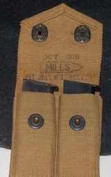 U.S. Army WW1Pouch for two 1911 .45 caliber pistol magazines - 4 of 6