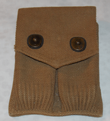 U.S. Army WW1Pouch for two 1911 .45 caliber pistol magazines - 1 of 6