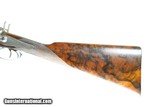 Stephen Grant Damascus, Side Lever, 12 ga. Rebounding Hammergun with exquisite wood. - 4 of 13