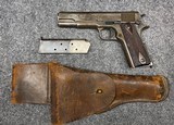 1913 Dated Colt 1911a1 WWI Fine Condition with Holster - 3 of 20