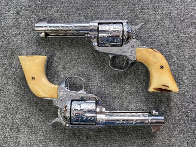 Ruger Blackhawk 44spc Custom revolver set- Joe Bowman showman collection