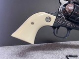 Engraved Ruger Blackhawk 3 Screw with factory ivory grips Excellent Unconverted C&R - 9 of 14