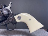 Engraved Ruger Blackhawk 3 Screw with factory ivory grips Excellent Unconverted C&R - 5 of 14