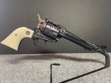 Engraved Ruger Blackhawk 3 Screw with factory ivory grips Excellent Unconverted C&R - 6 of 14