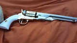 pietta 1860 Revolver .44 Cal. beautifully Nickle Plated - 2 of 12