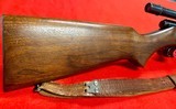 WINCHESTER MODEL 43, 218 BEE, WEAVER G6 SCOPE, FACTORY DRILLED and TAPPED, 1950 - 5 of 13