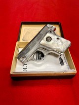 RARE COLT 1908 POCKET PISTOL FACTORY MOTHER OF PEARL GRIPS - 2 of 8