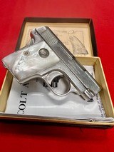 RARE COLT 1908 POCKET PISTOL FACTORY MOTHER OF PEARL GRIPS - 1 of 8