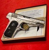 ENGRAVED NICKLE 1903 COLT HAMMERLESS .32 AUTOMATIC, 1923 - 1 of 7