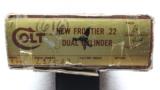 1974 Colt 4.4" New Frontier Dual Cylinder 22/22 Magnum in Box - 3 of 12