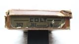 1954 6" Colt Model ThreeFiftySeven with Box & Test Target - 14 of 15