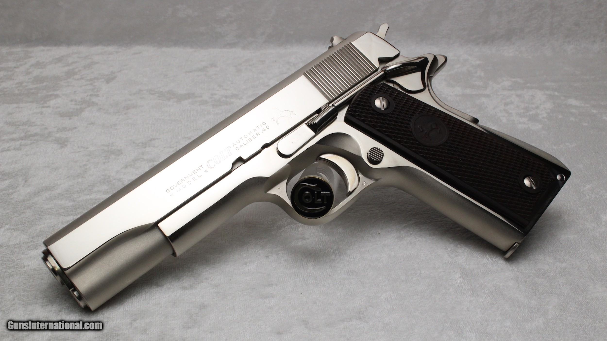 LNIB Nickel Pre-70 Series Colt Government .45