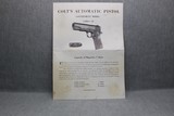 Original Box for Pre-70 Series Blue Colt Government Model .45 Automatic Pistol - 5 of 5