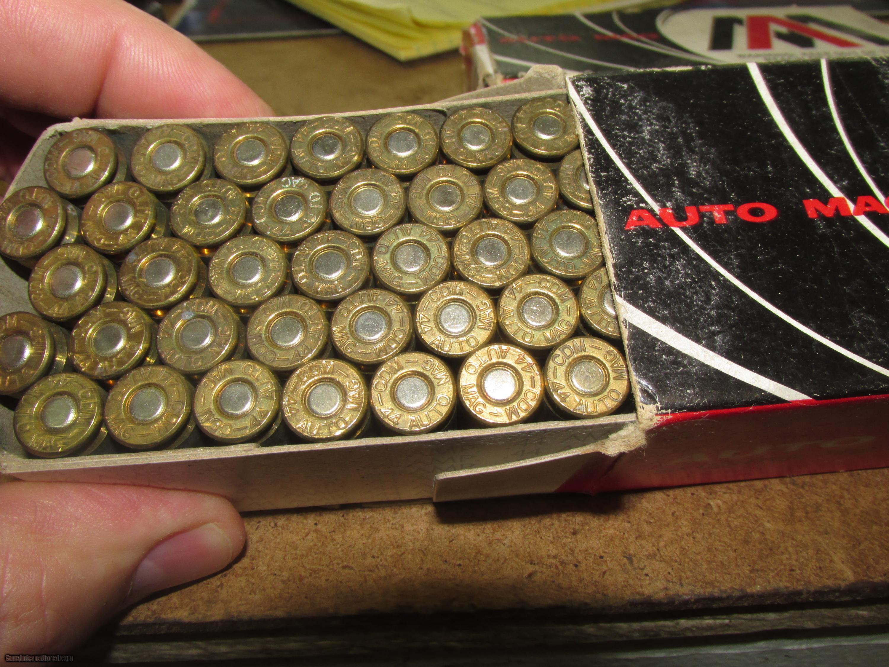 44 Auto Mag Ammo made in Mexico