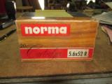 Norma 5.6x52R ammunition - 1 of 2