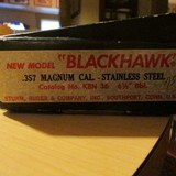 Ruger Blackhawk New Model Stainless 357 Magnum - 2 of 9