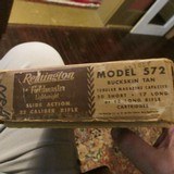 Remington 372 Buckskin Tan 1961 with Box and Receipt - 1 of 15