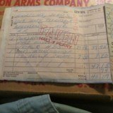 Remington 372 Buckskin Tan 1961 with Box and Receipt - 15 of 15