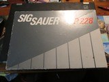Sig Sauer Model p228 with No Decocker, Original gray box 1990 - 1 of 10