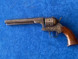 EXTRAORDINARY D.MOORE SEVEN SHOT CIVIL WAR PERIOD REVOLVER - 2 of 12
