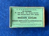 SHARPS RIFLE CARTRIDGES - 1 of 5