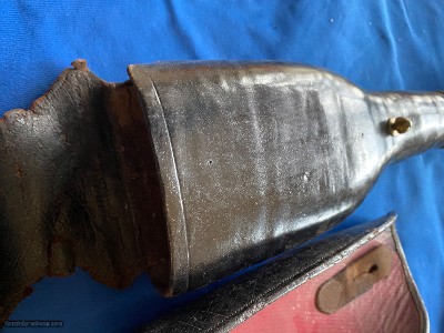 OFFICERS POMMEL HOLSTERS. 1812-1865 - Image 7 of 8