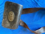 CIVIL WAR CARTRIDGE POUCH AND STRAP STAMPED OHIO - 7 of 10