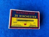 WINCHESTER FULL VINTAGE BOX 35WINCHESTER - 1 of 6