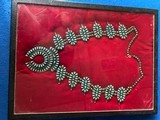 OLD PAWN NAVAHO SILVER SQUASH BLOSSOM NECKLACE - 2 of 6