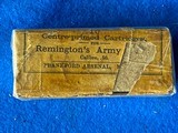 REMINGTON ARMY PISTOL 50cal. Ammunition