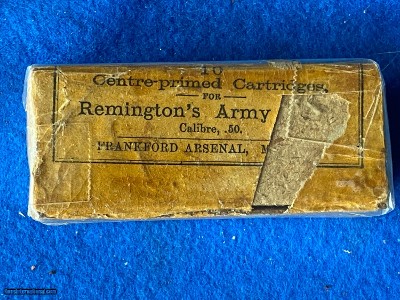 REMINGTON ARMY PISTOL 50cal. Ammunition
