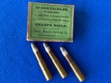 SHARPS RIFLE CARTRIDGE 40-70 BOTTLENECK - 1 of 5