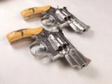 Consecutive Numbered Pair of Ben Shostle Engraved Smith and Wesson Model 66-1 .357 Magnum Revolvers - 13 of 15