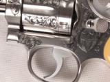 Consecutive Numbered Pair of Ben Shostle Engraved Smith and Wesson Model 66-1 .357 Magnum Revolvers - 9 of 15