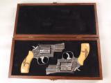 Consecutive Numbered Pair of Ben Shostle Engraved Smith and Wesson Model 66-1 .357 Magnum Revolvers - 1 of 15