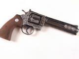 Engraved Colt Python 6" .357 Double Action Revolver! - 10 of 15