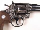 Engraved Colt Python 6" .357 Double Action Revolver! - 9 of 15