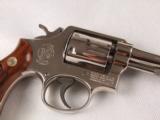 Smith and Wesson Model 10-5 Nickel Plated .38spl Revolver! - 4 of 15